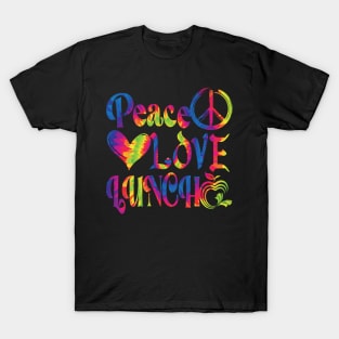 Lunch Lady Peace Love T-Shirt